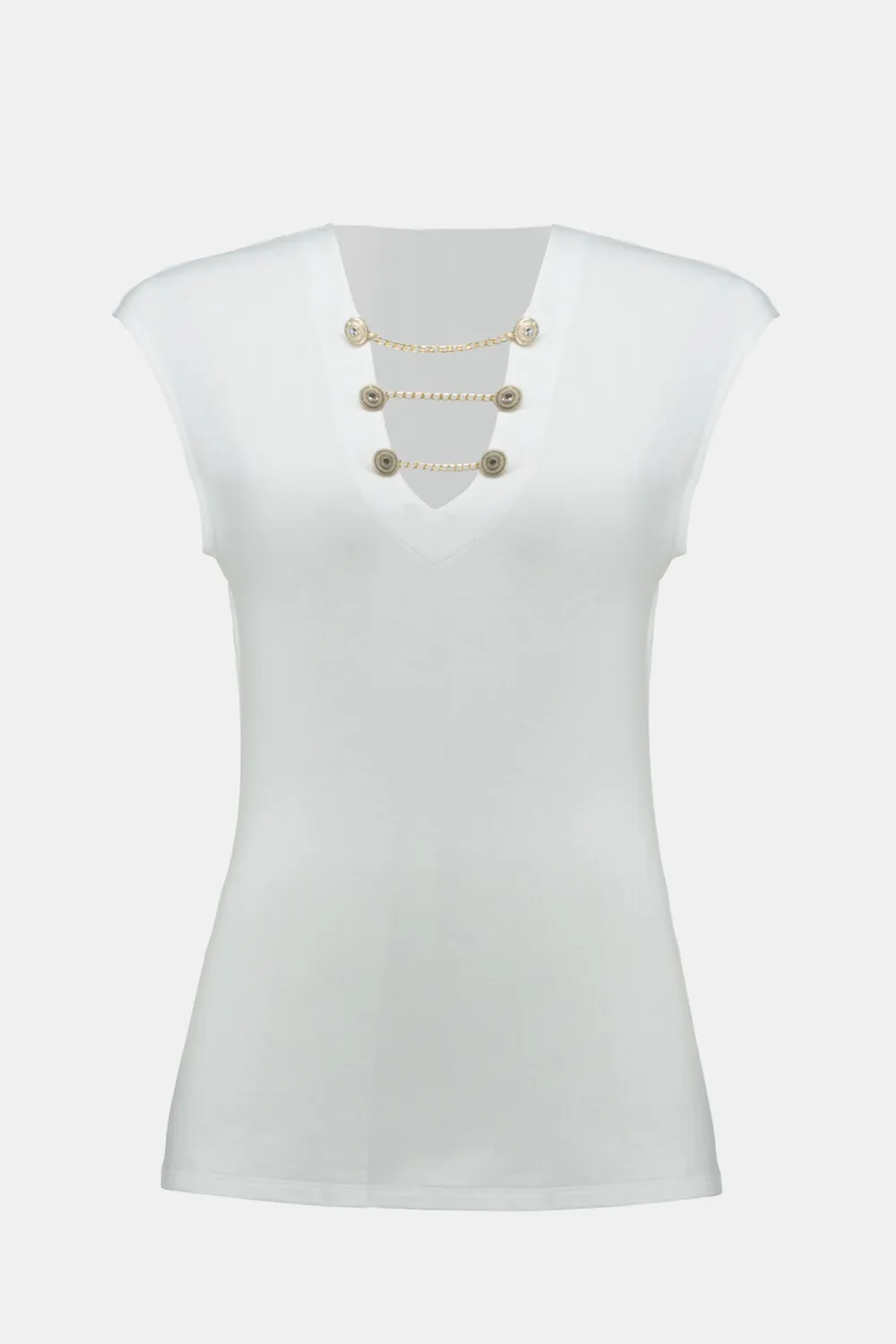 V-neck Sleeveless Pullover Style 242181