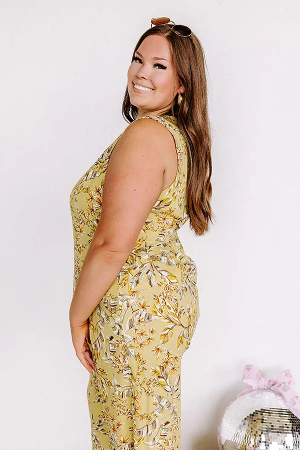 Vacay Bound Linen-Blend Vest Top Curves