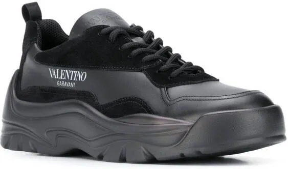 Valentino Garavani Gumboy leather sneakers Black