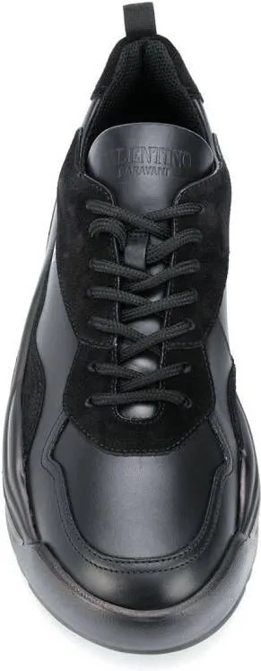 Valentino Garavani Gumboy leather sneakers Black