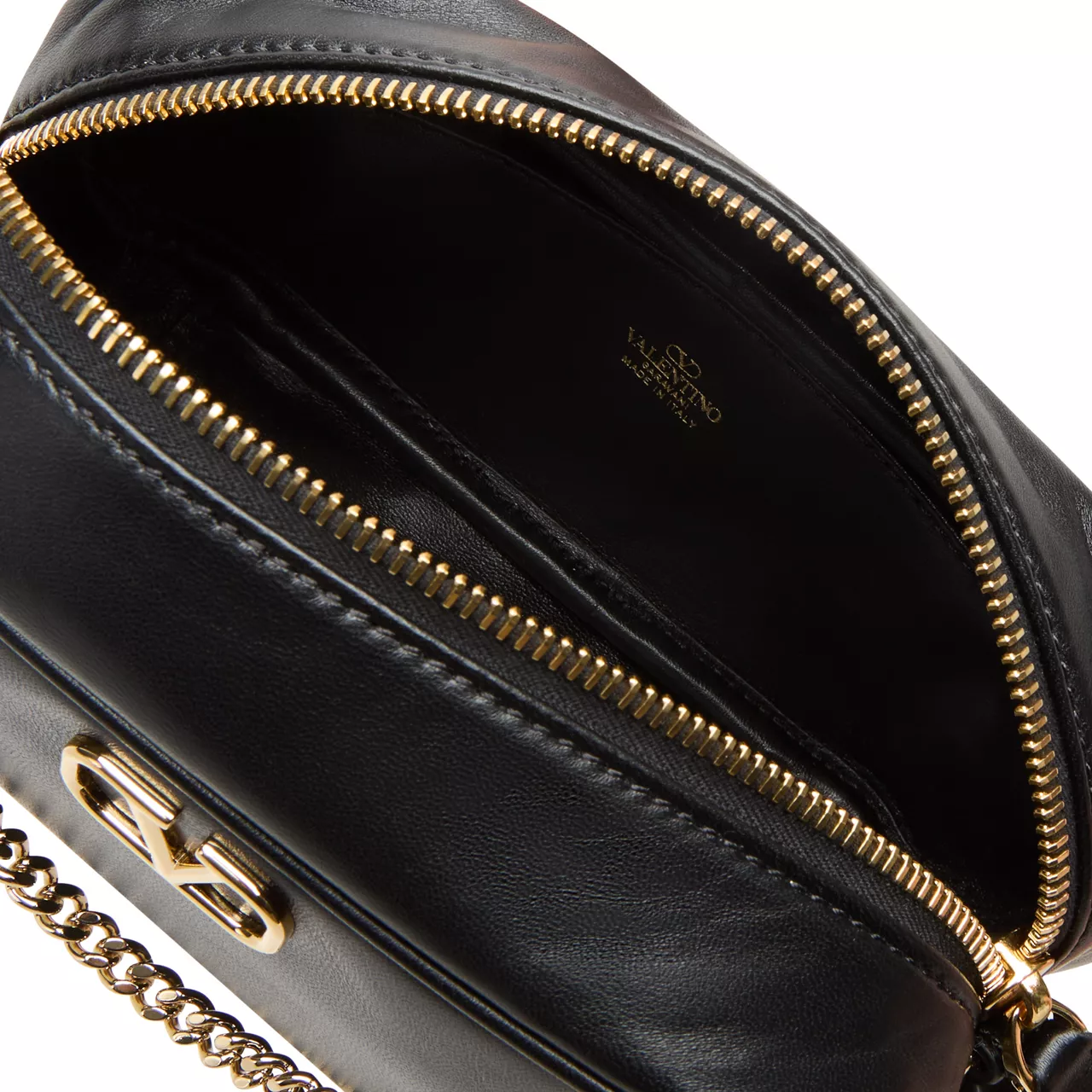 VALENTINO GARAVANI V Logo Signature Mini Shoulder Bag - Nero