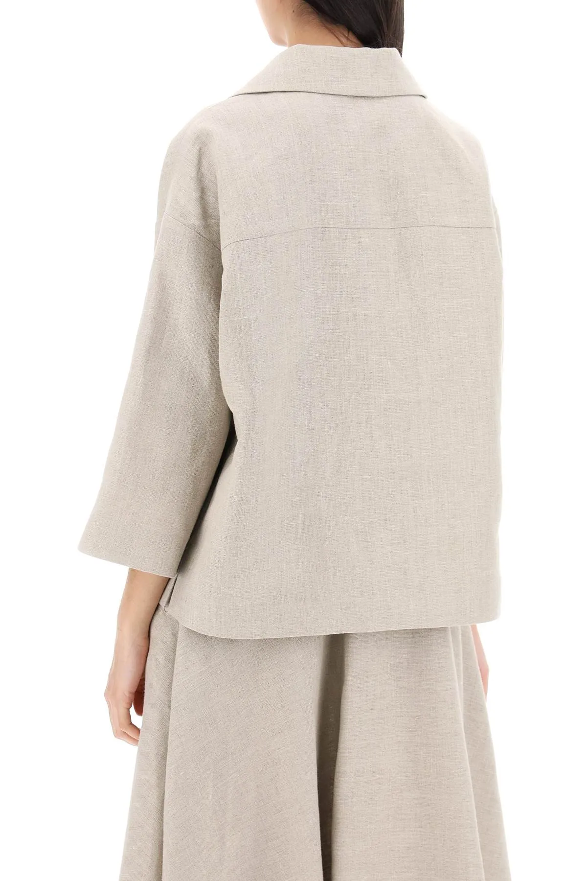 Valentino Garavani    Valentino Garavani Linen Canvas Tunic Garment For