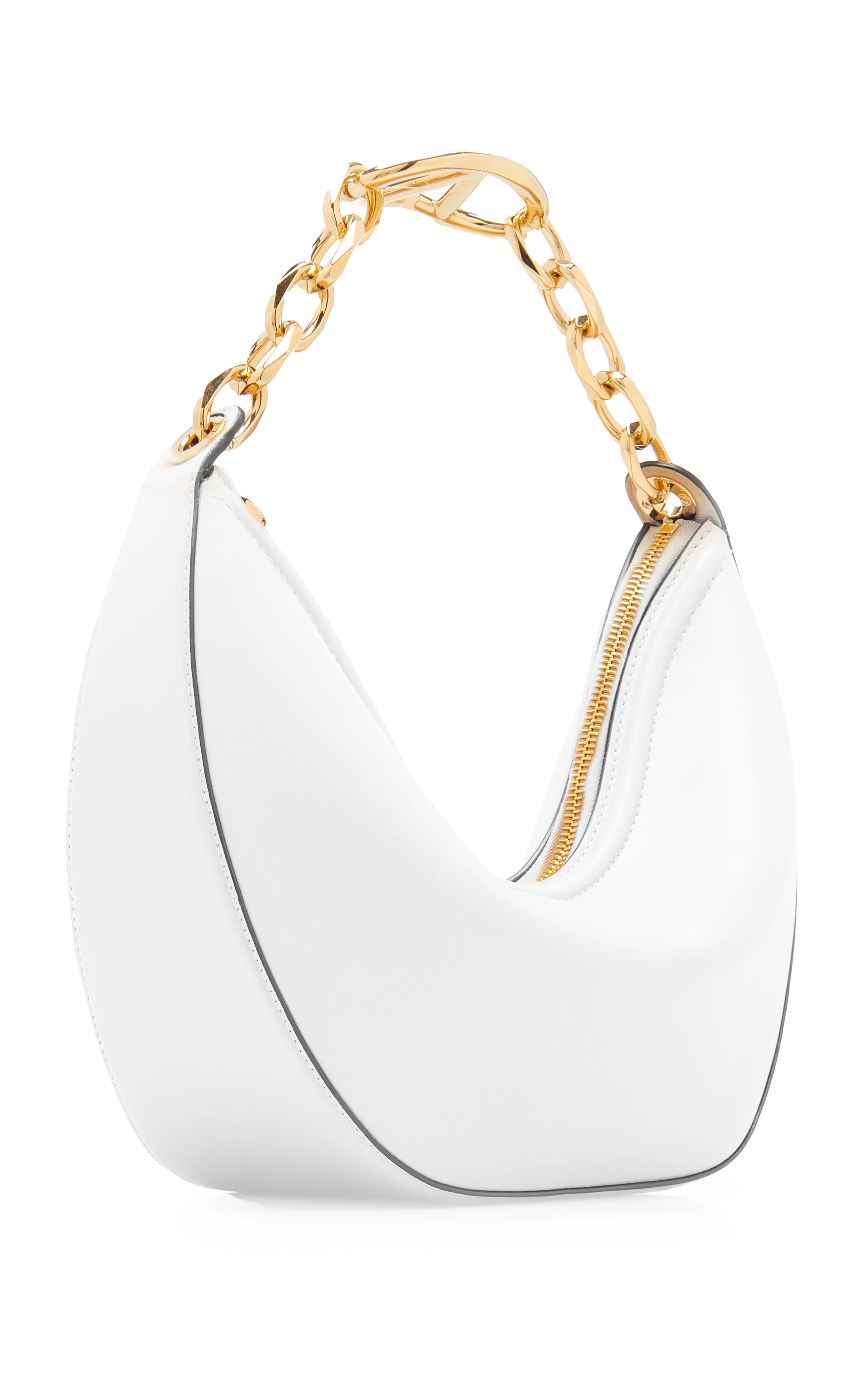 Valentino Garavani VLogo Chain Leather Hobo Bag