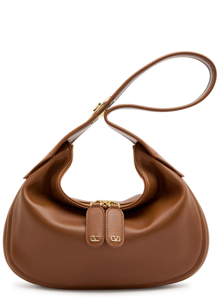 VALENTINO Small leather hobo bag -                         -                     -                