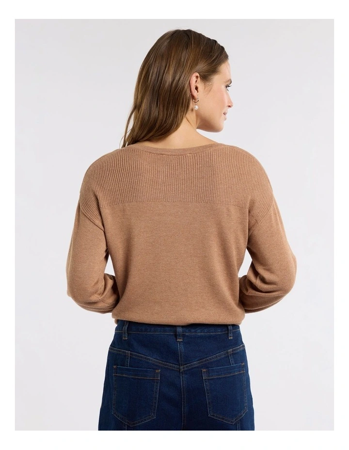 Vanessa Jumper in Brown