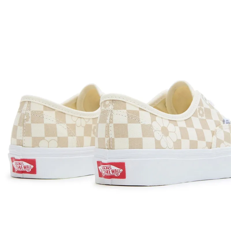 Vans Authentic Checkerboard Trainers Marshmallow