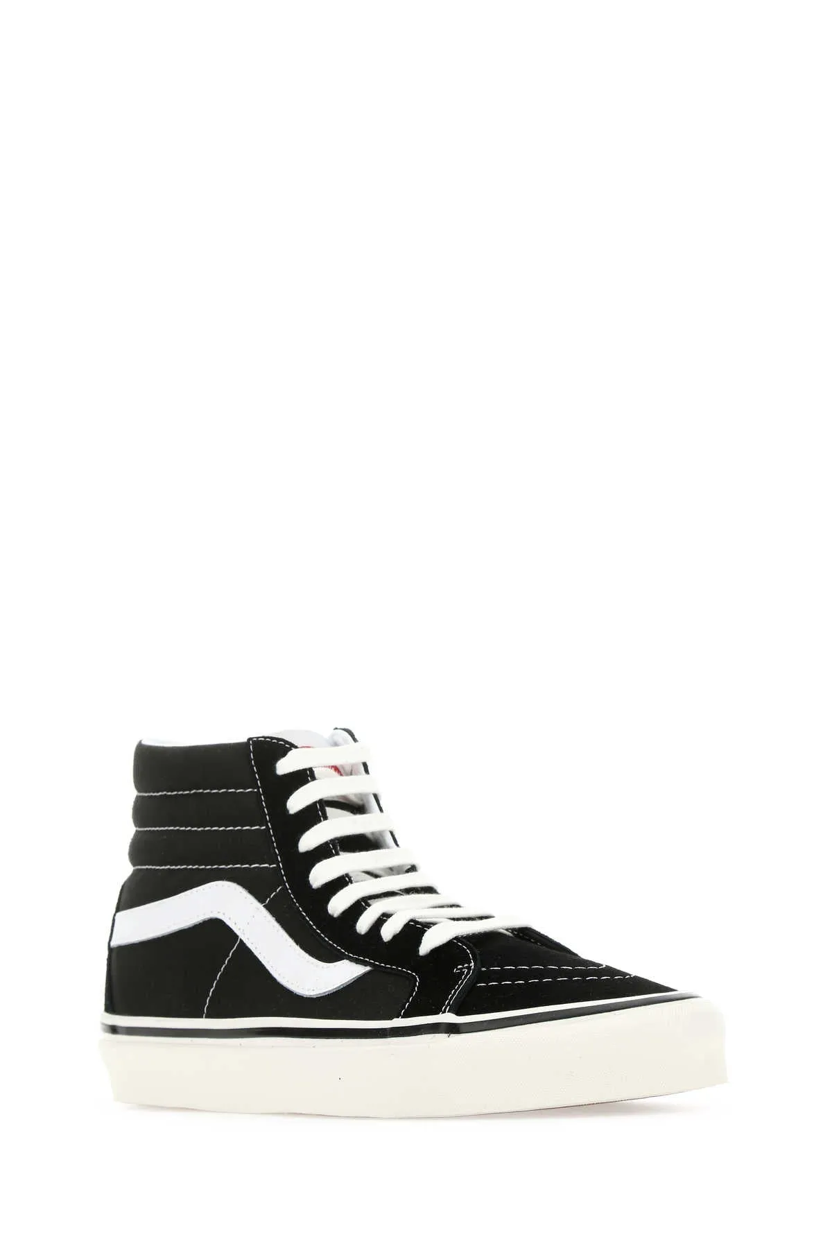 Vans Black Canvas Sk8 Hi Sneakers