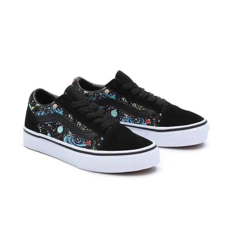 Vans Boys Old Skool Trainers Black/True White