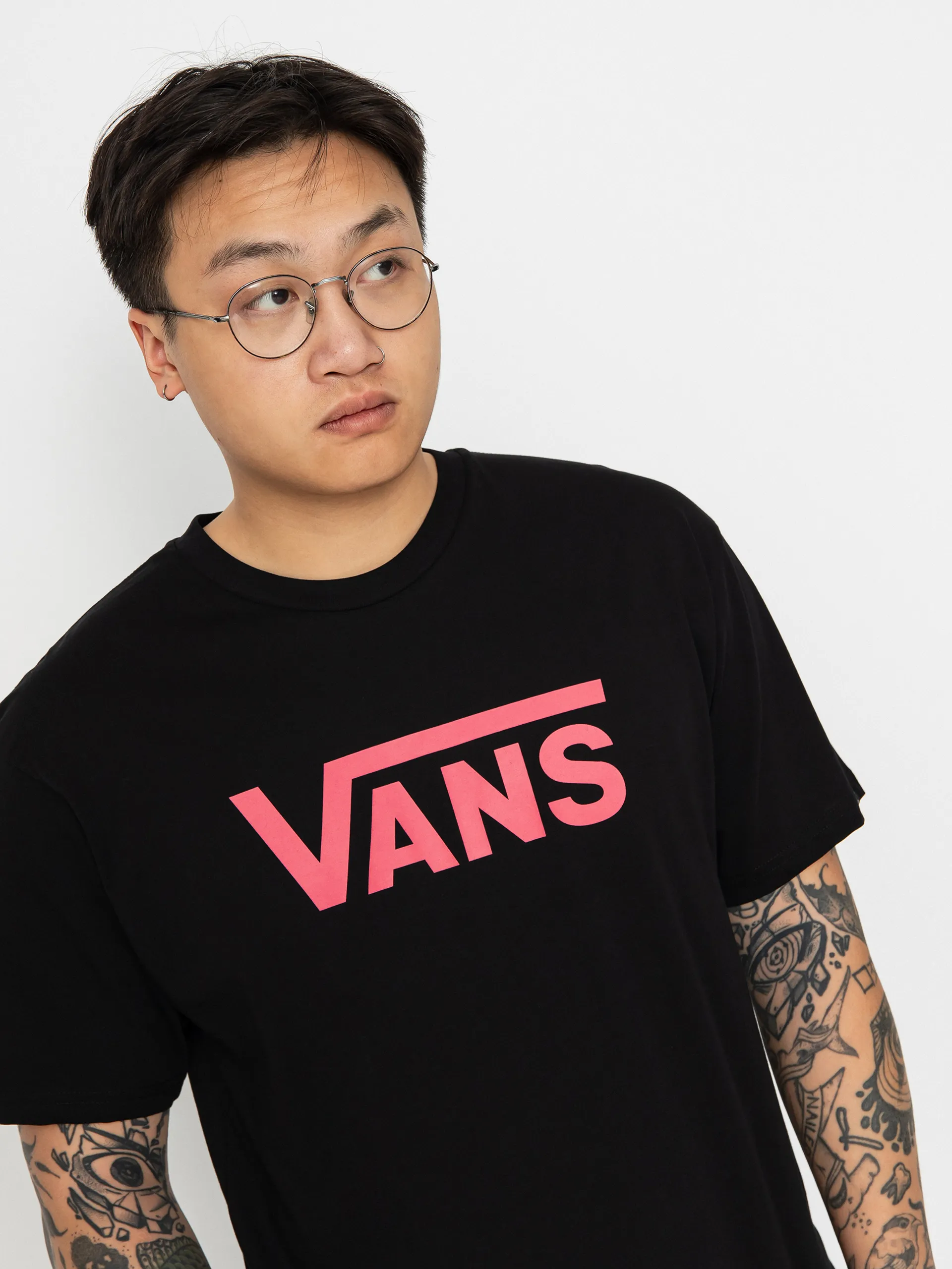 Vans Classic T-shirt (black/honeysuckle)