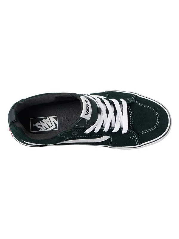 Vans Filmore Suede Trainers - Scarab/White