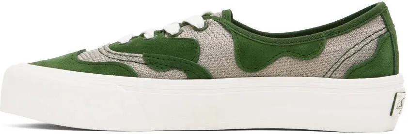 Vans Green & Beige Authentic VR3 Sneakers
