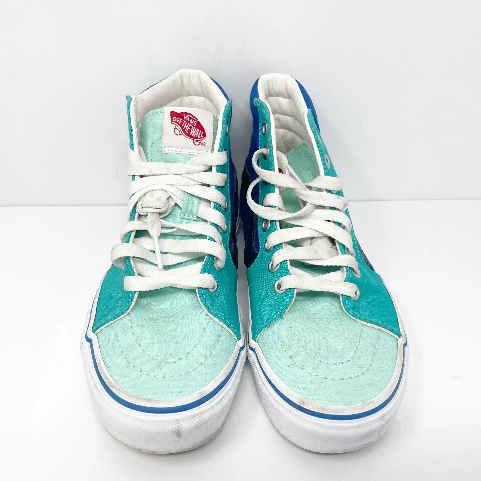 Vans Unisex Sk8 Hi 721454 Blue Casual Shoes Sneakers Size M 5.5 W 7