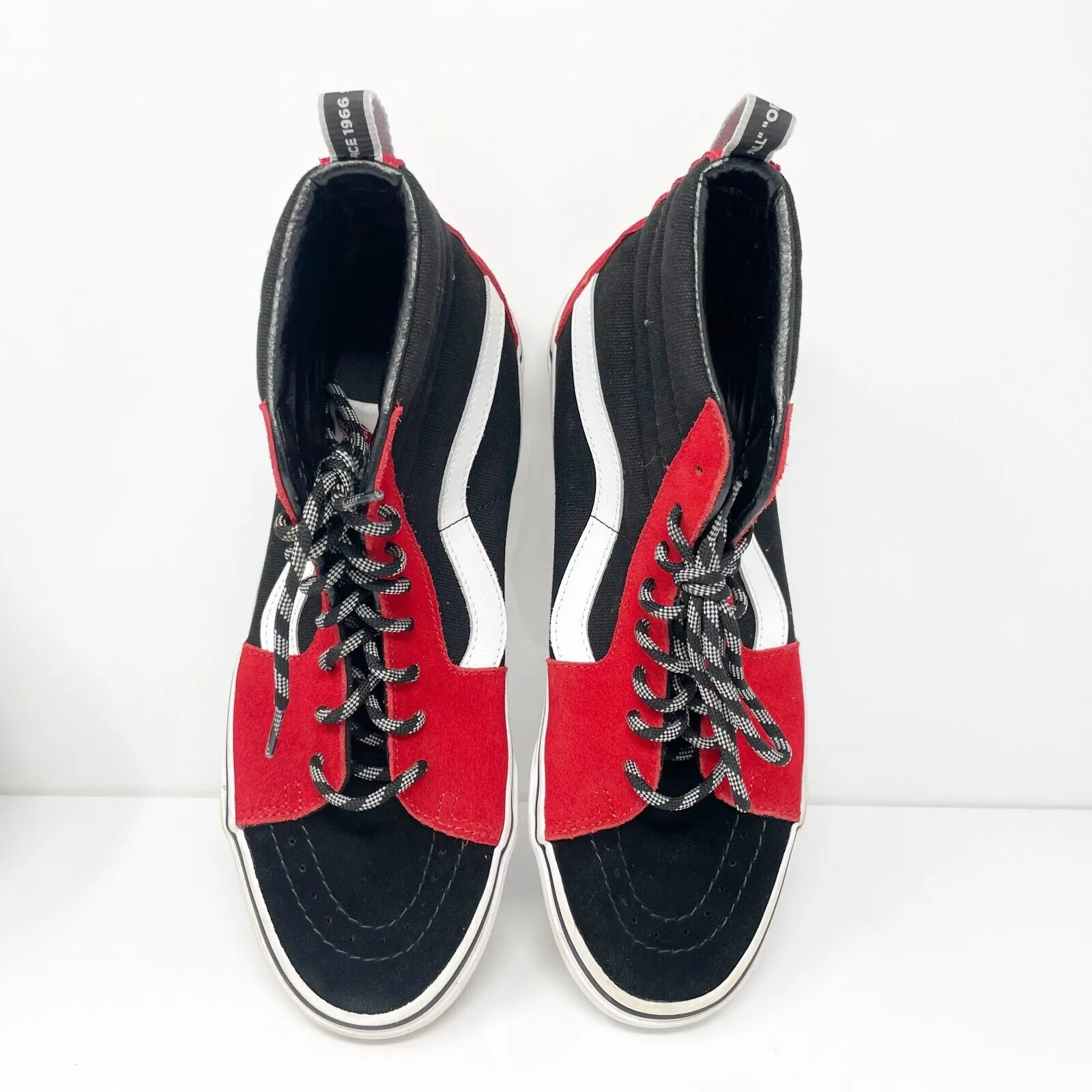 Vans Unisex Sk8 Hi 751505 Black Casual Shoes Sneakers Size M 9.5 W 11