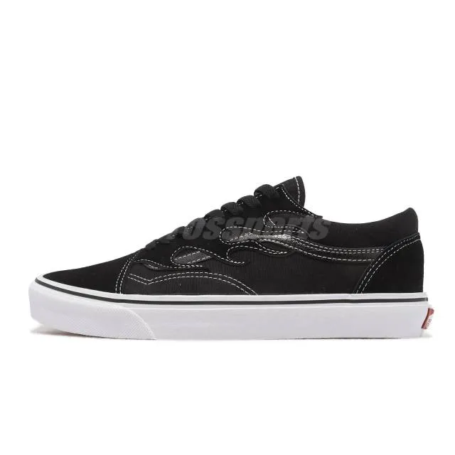 Vans V36CF Flame Old Skool Flame Suede Black White Men U...