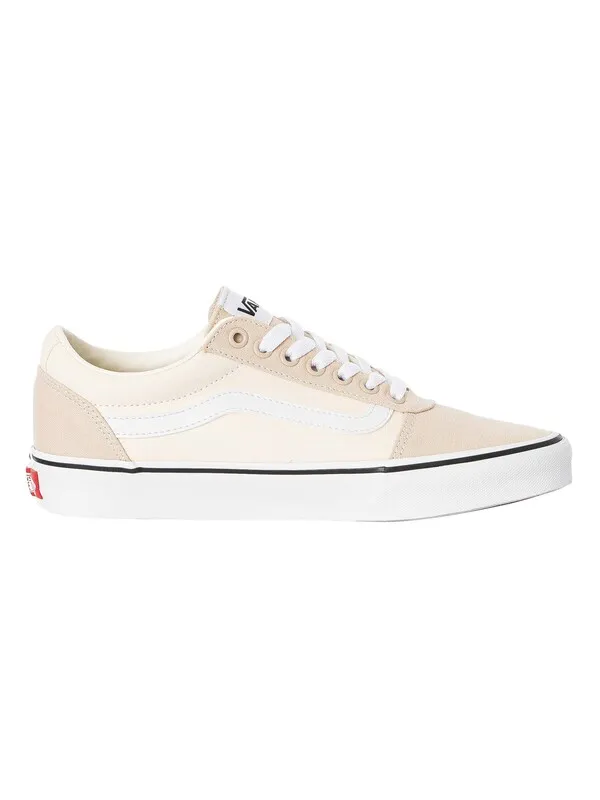 Vans Ward Canvas Trainers - Rainy Day/White
