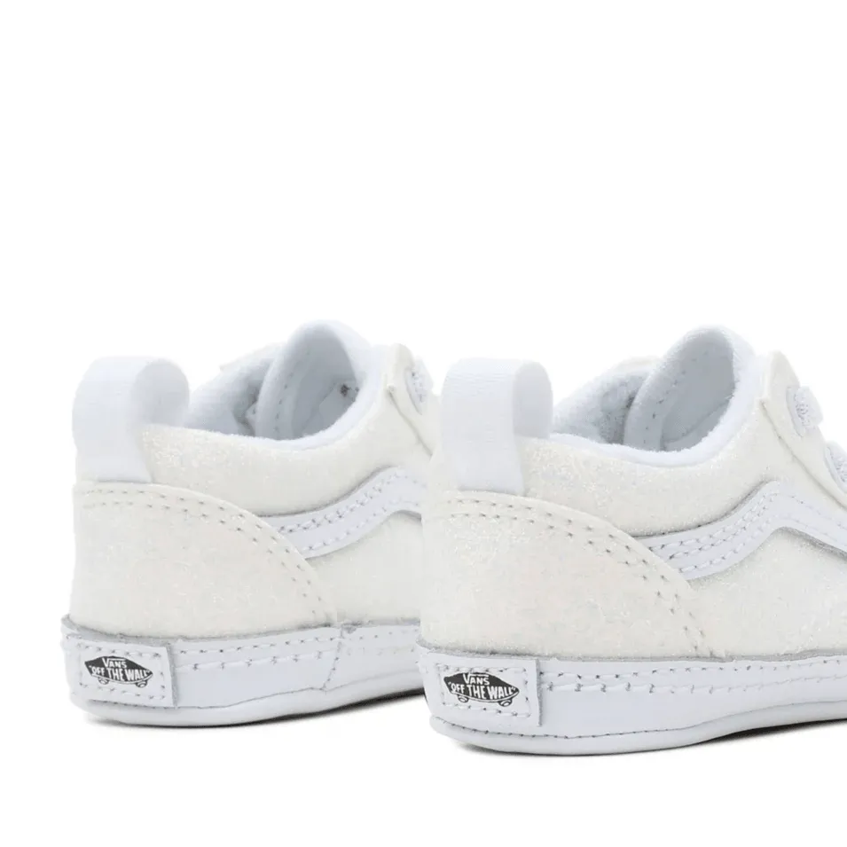 Vans Αγκαλι Old Skool Crib Glitter Λευκ
