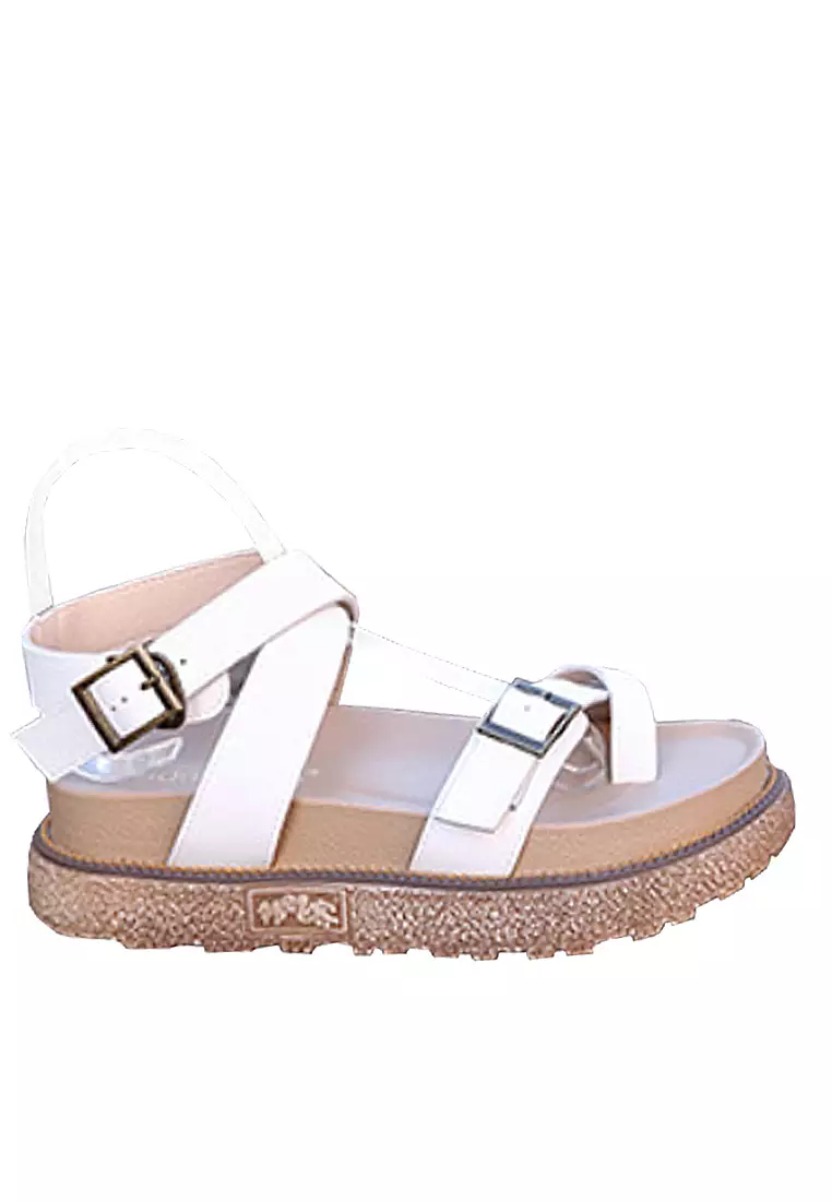 VANSA Leather Strap Platform Sandals VSW-S5551