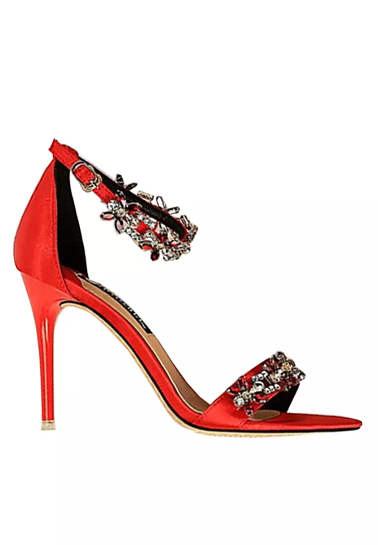 VANSA Rhinestone Strap Evening Sandals VSW-P3681
