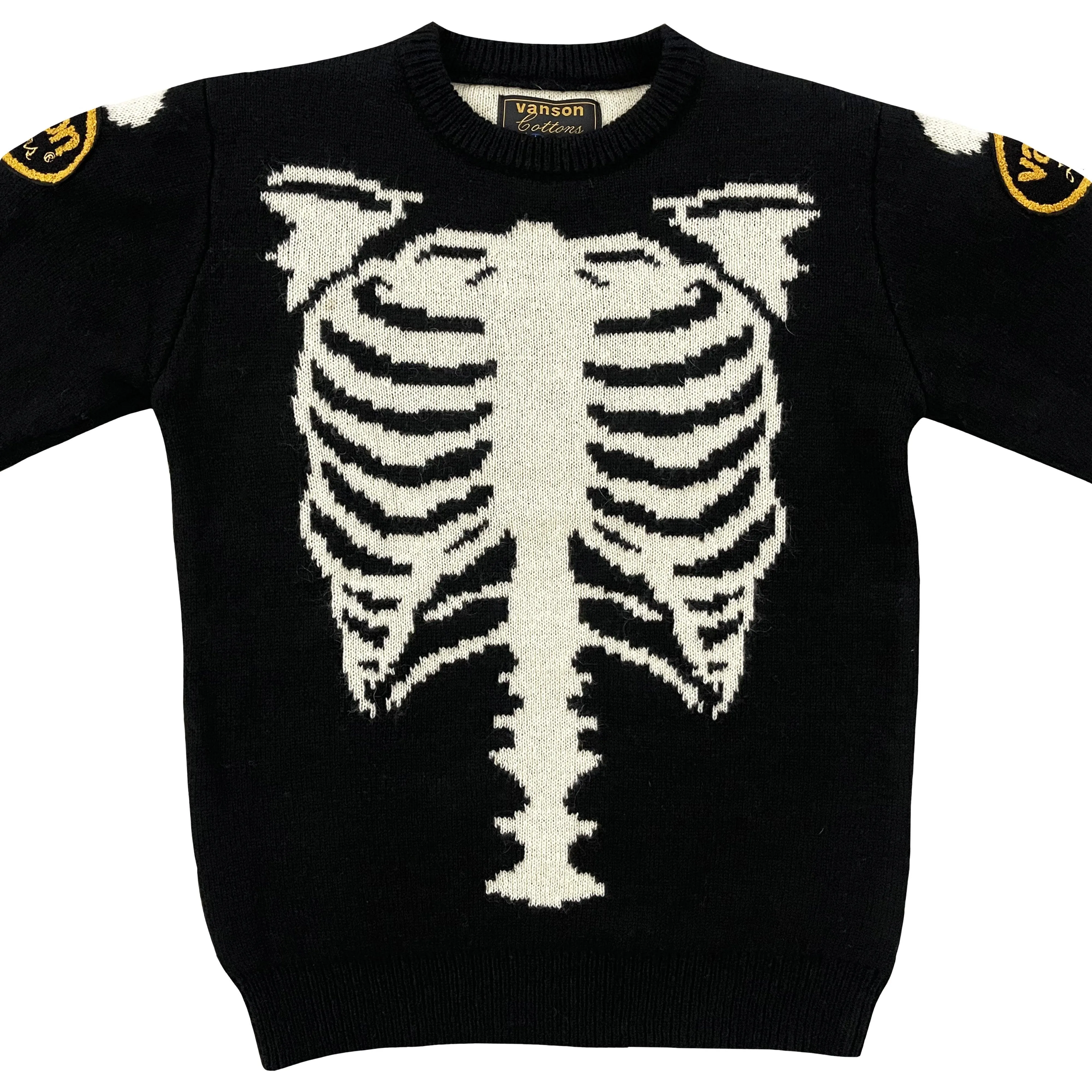 Vanson Leathers Mohair Skeleton Jumper