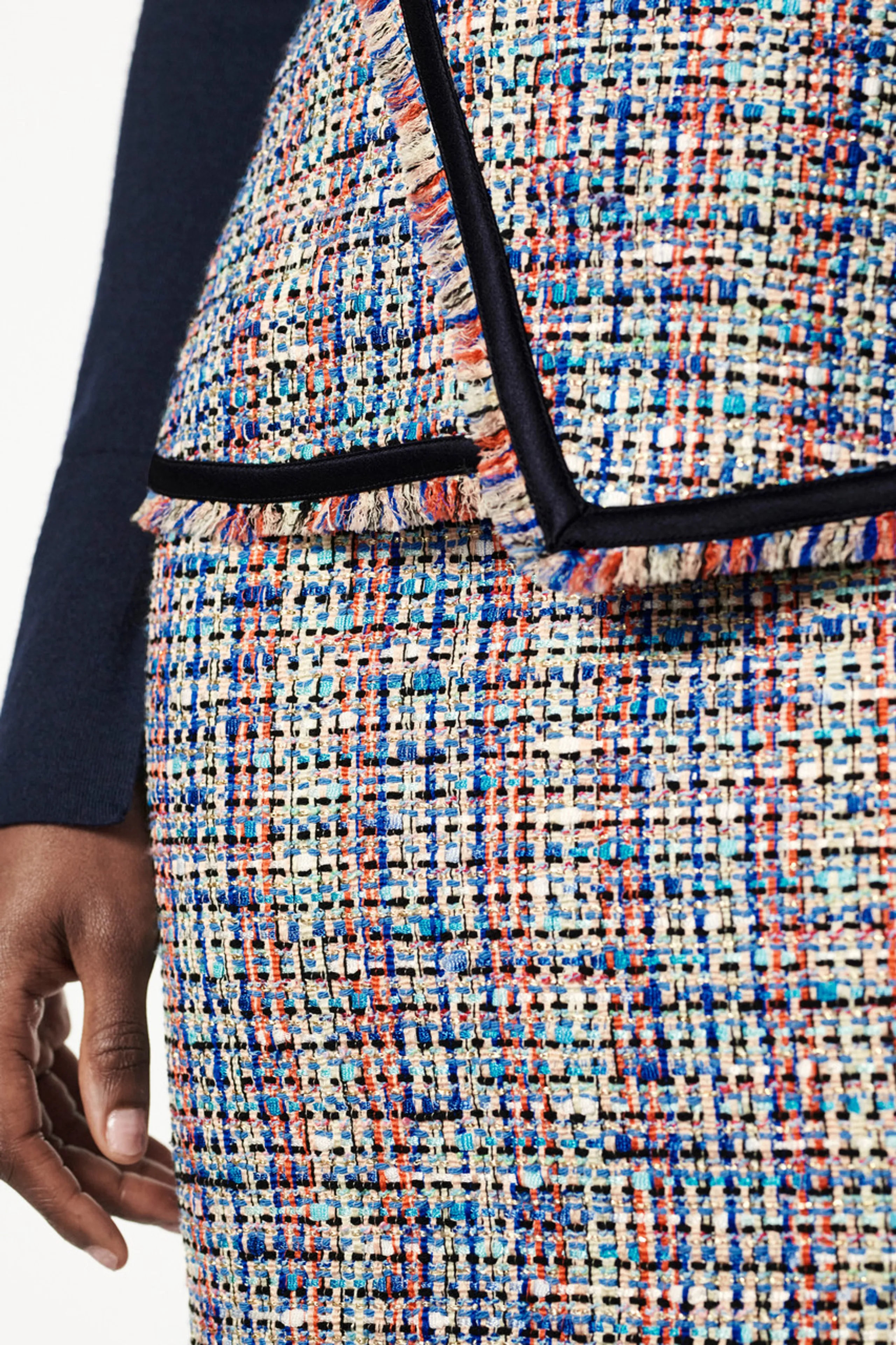 Varden Skirt Multicolour Tweed