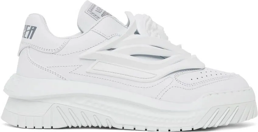 Versace White Odissea Sneakers