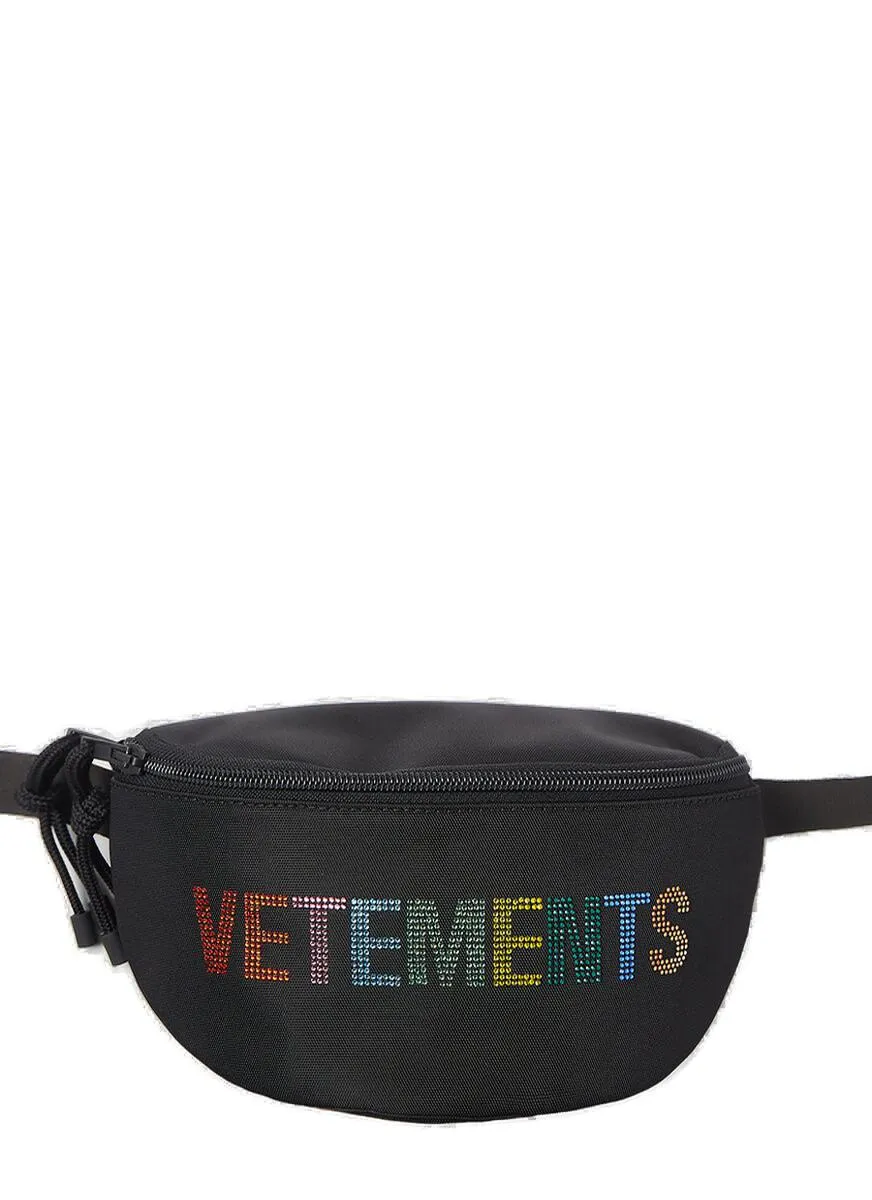 Vetements Logo Embellished Belt Bag