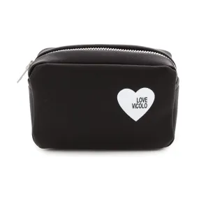 Vicolo Black Belt Bag For Girls