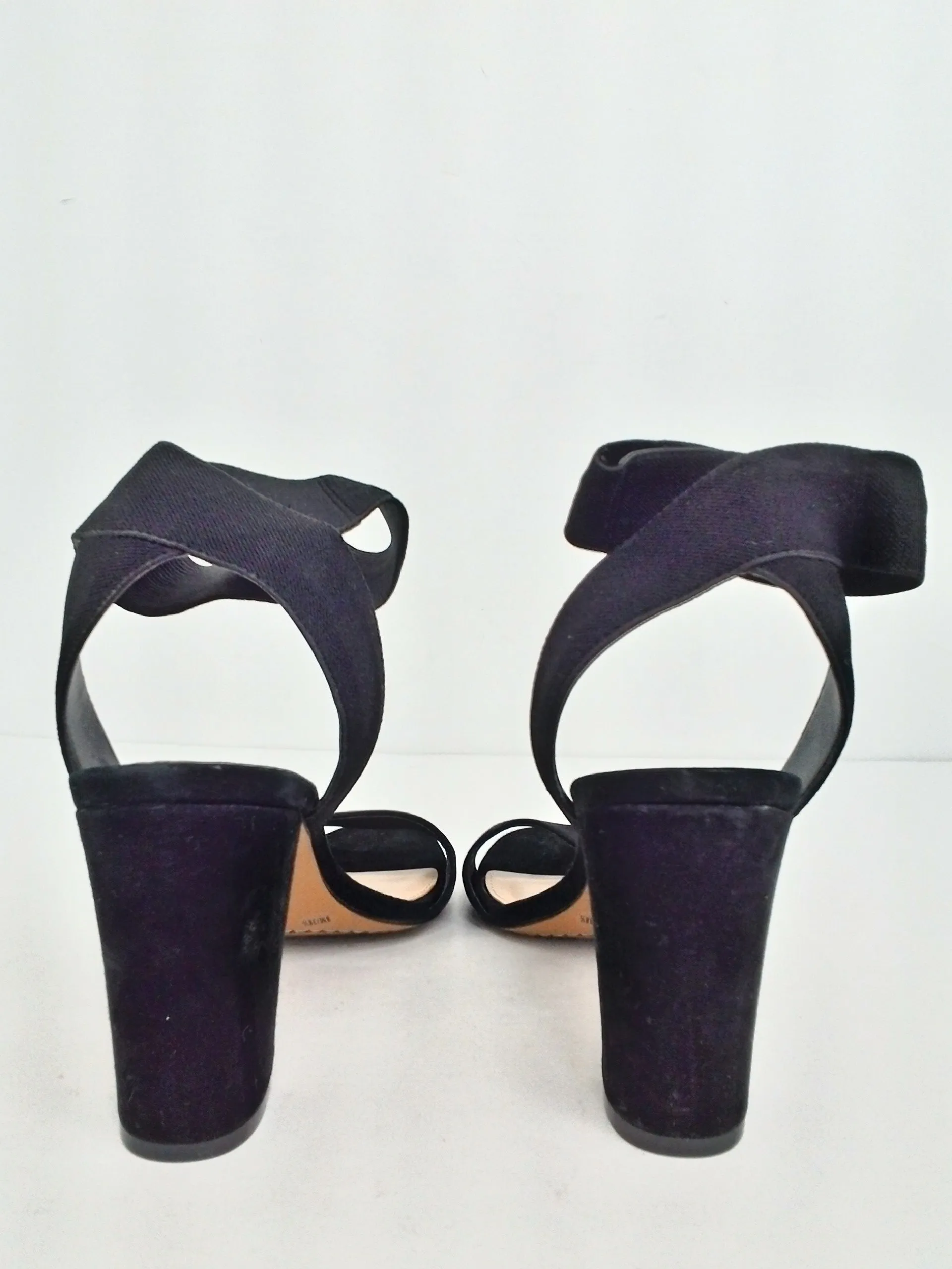 Vince Camuto Women's Black Suede Sandals Size 8