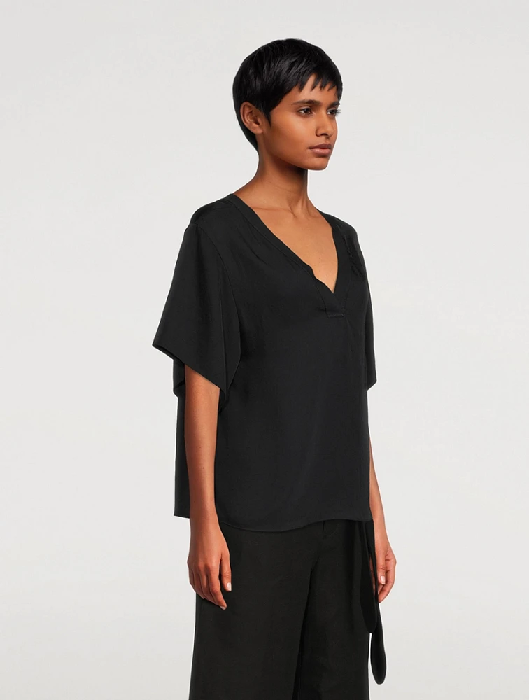 VINCE Short-Sleeve Top