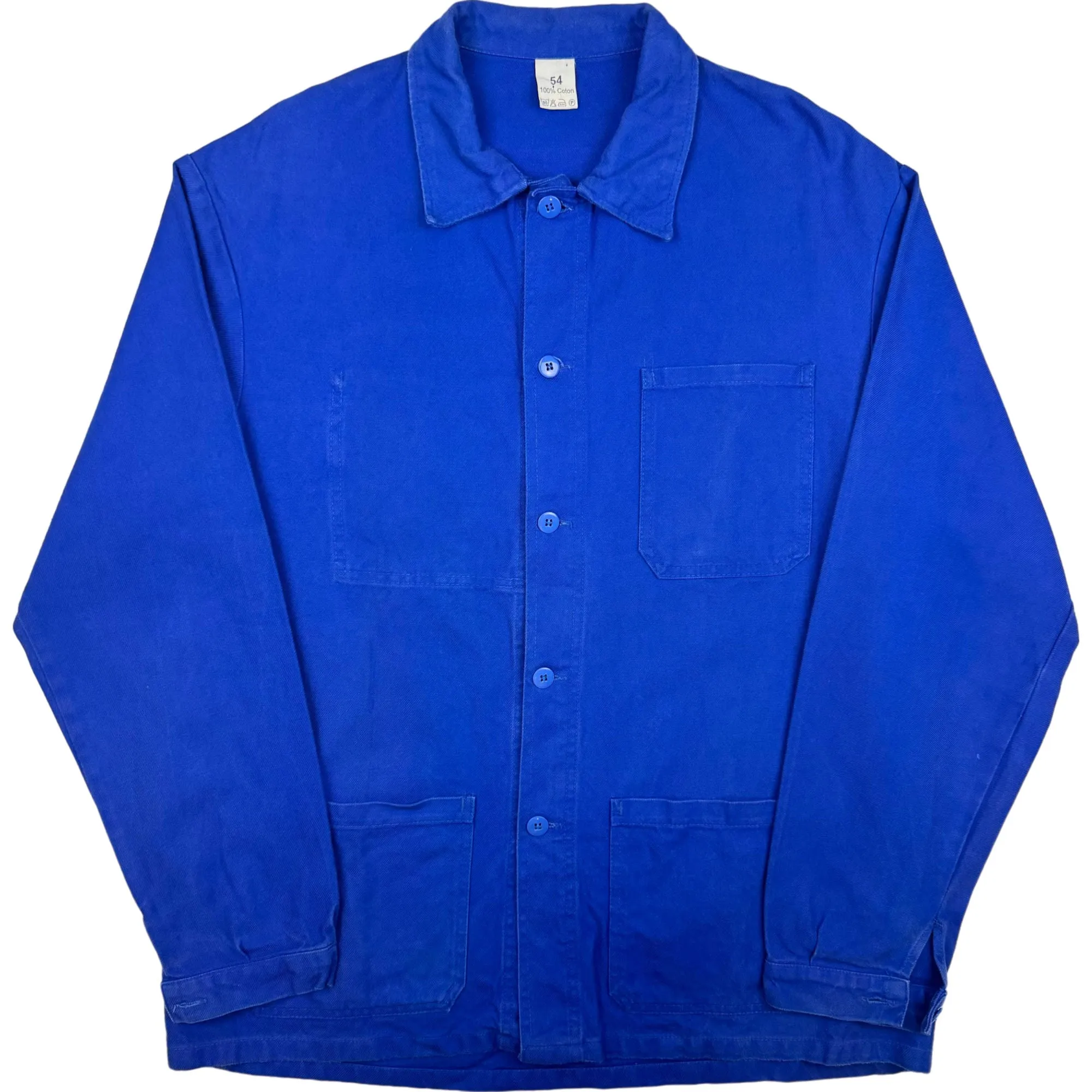 Vintage 60's French Workwear Jacket Blue
