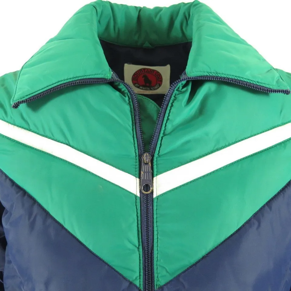 Vintage 70s Mountain Goat Ski Jacket Mens M Retro Puffy Snowboard