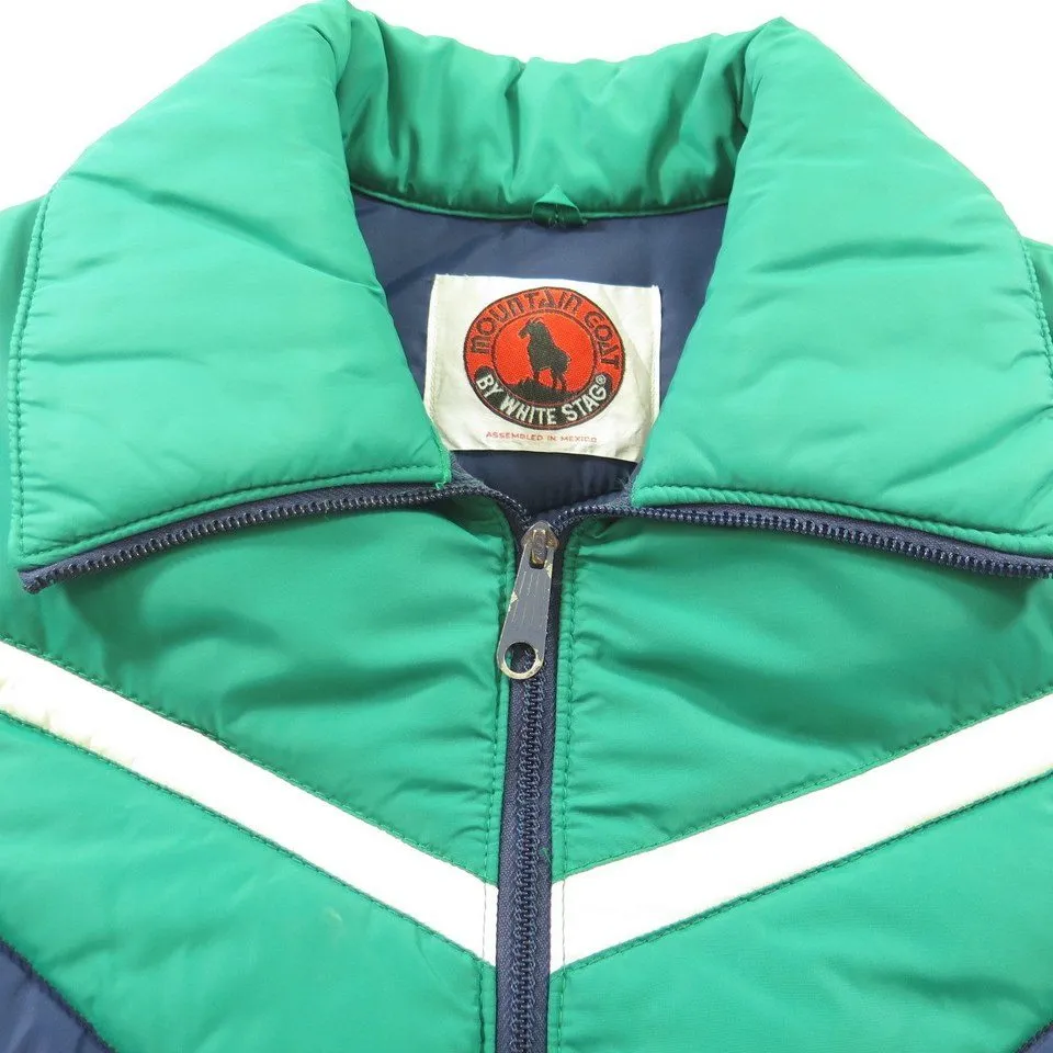 Vintage 70s Mountain Goat Ski Jacket Mens M Retro Puffy Snowboard