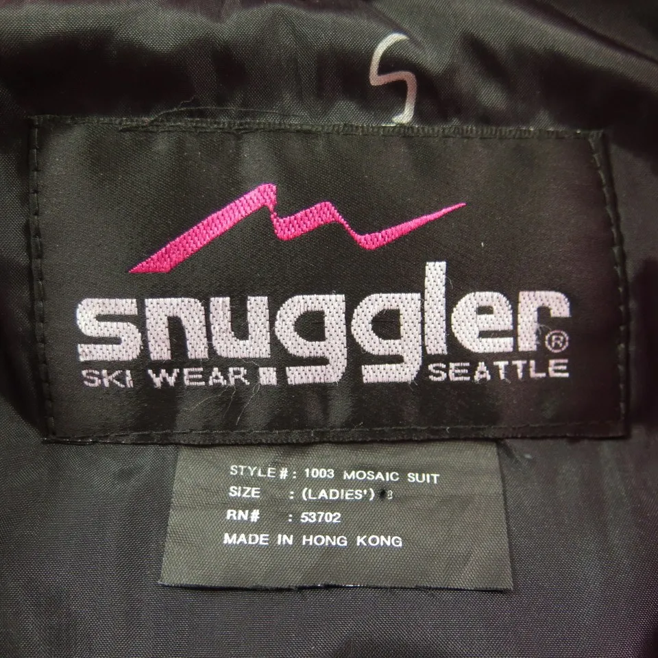 Vintage 80s Retro Ski Suit Womens 8 Snuggler Snowboard Time Machine Neon