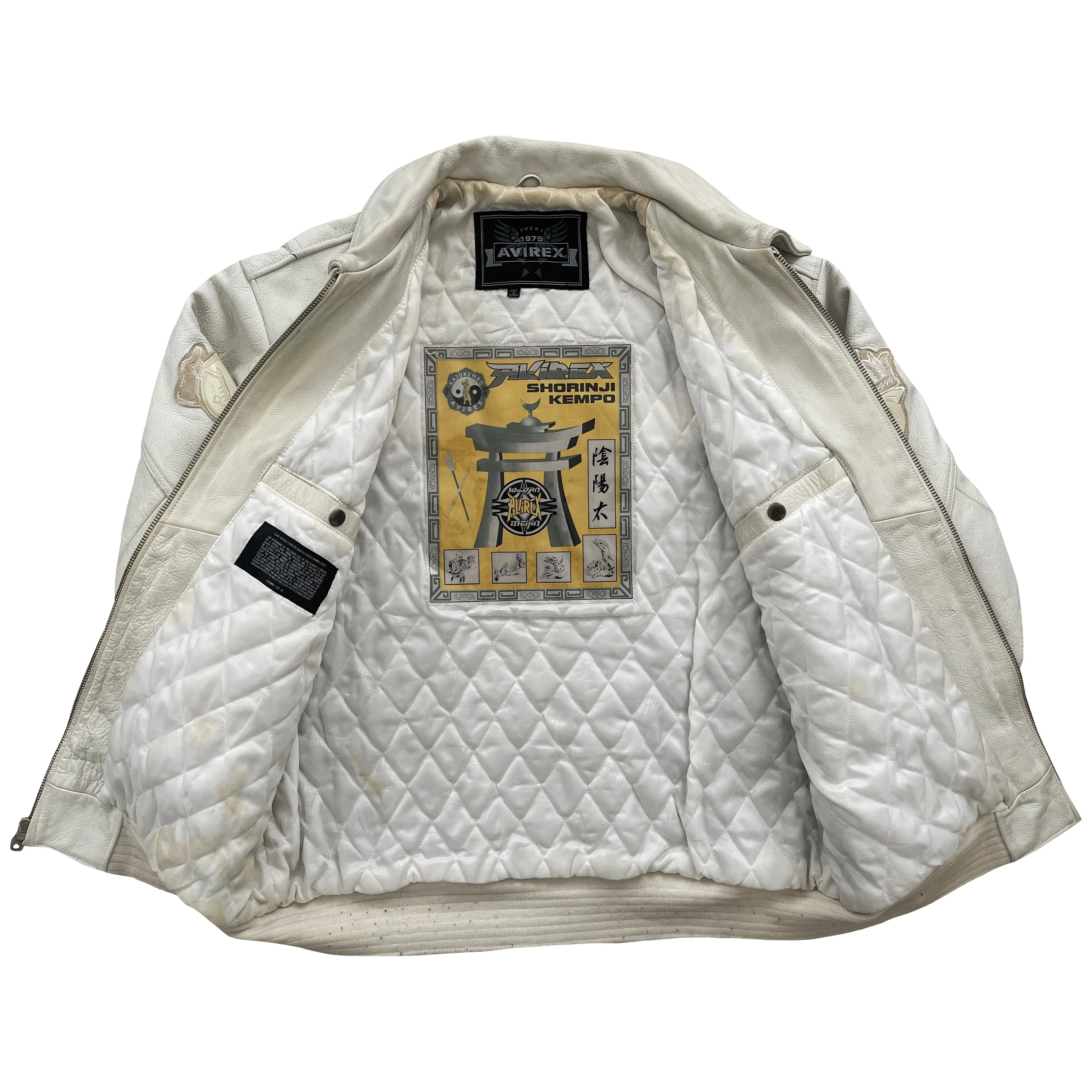 Vintage Avirex Leather Varsity Jacket