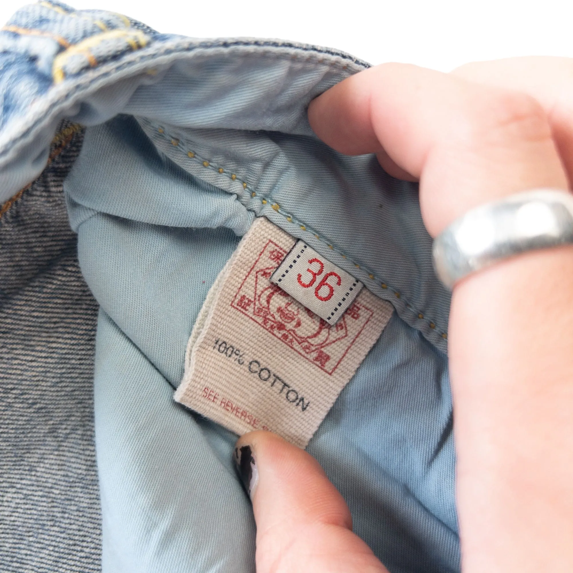 VIntage Evisu Double Gull Japanese Denim Jeans Size W32 | Second Wave Vintage
