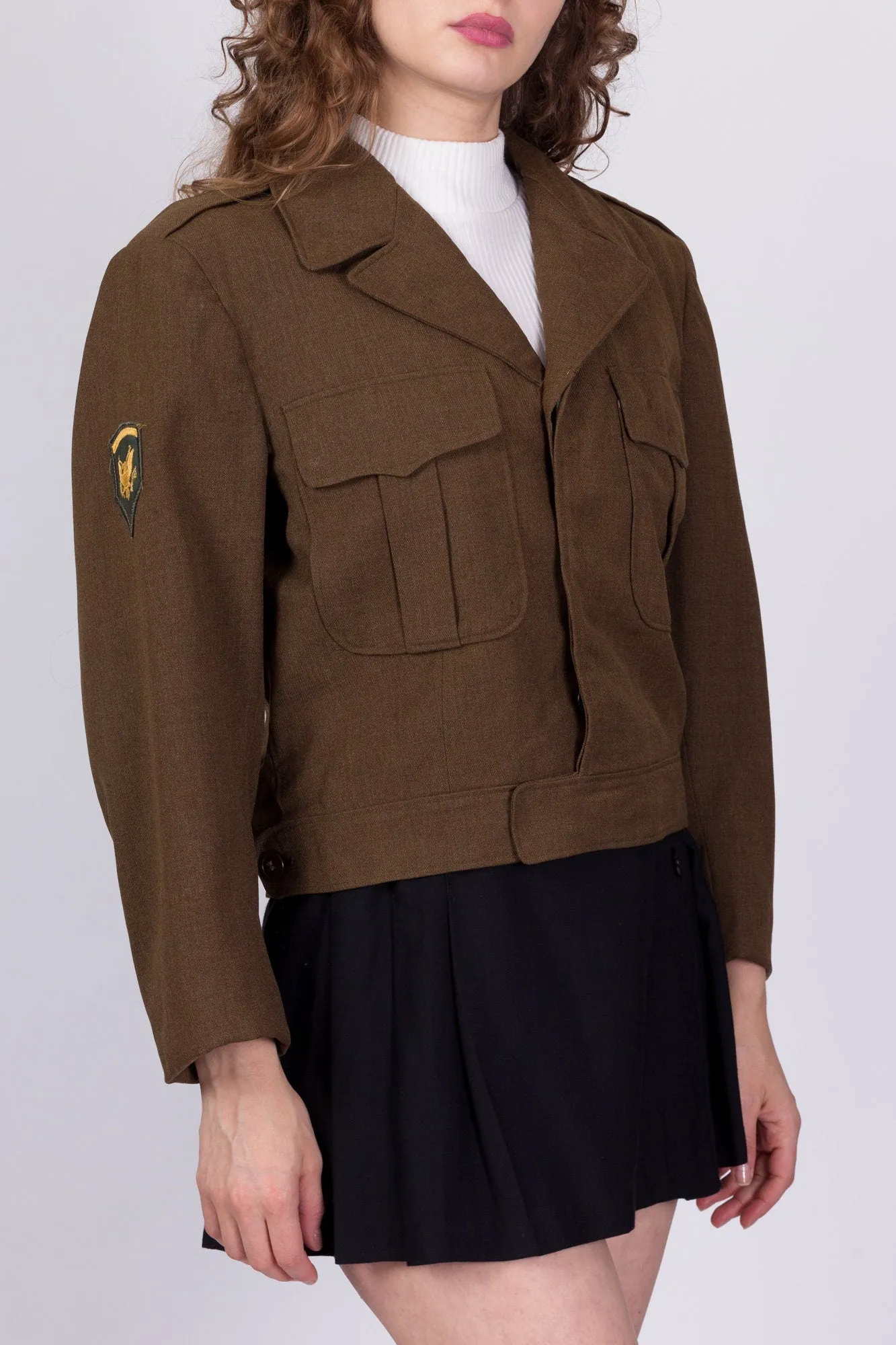 Vintage Korean War Era Cropped Ike Army Jacket - 40R