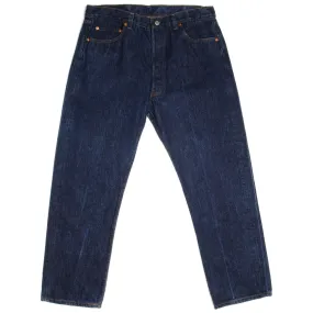 VINTAGE LEVIS 501 JEANS INDIGO EARLY 1980s SIZE W35 L28 MADE IN USA