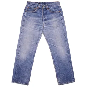 VINTAGE LEVIS 501 JEANS INDIGO SIZE W30 L27 MADE IN USA