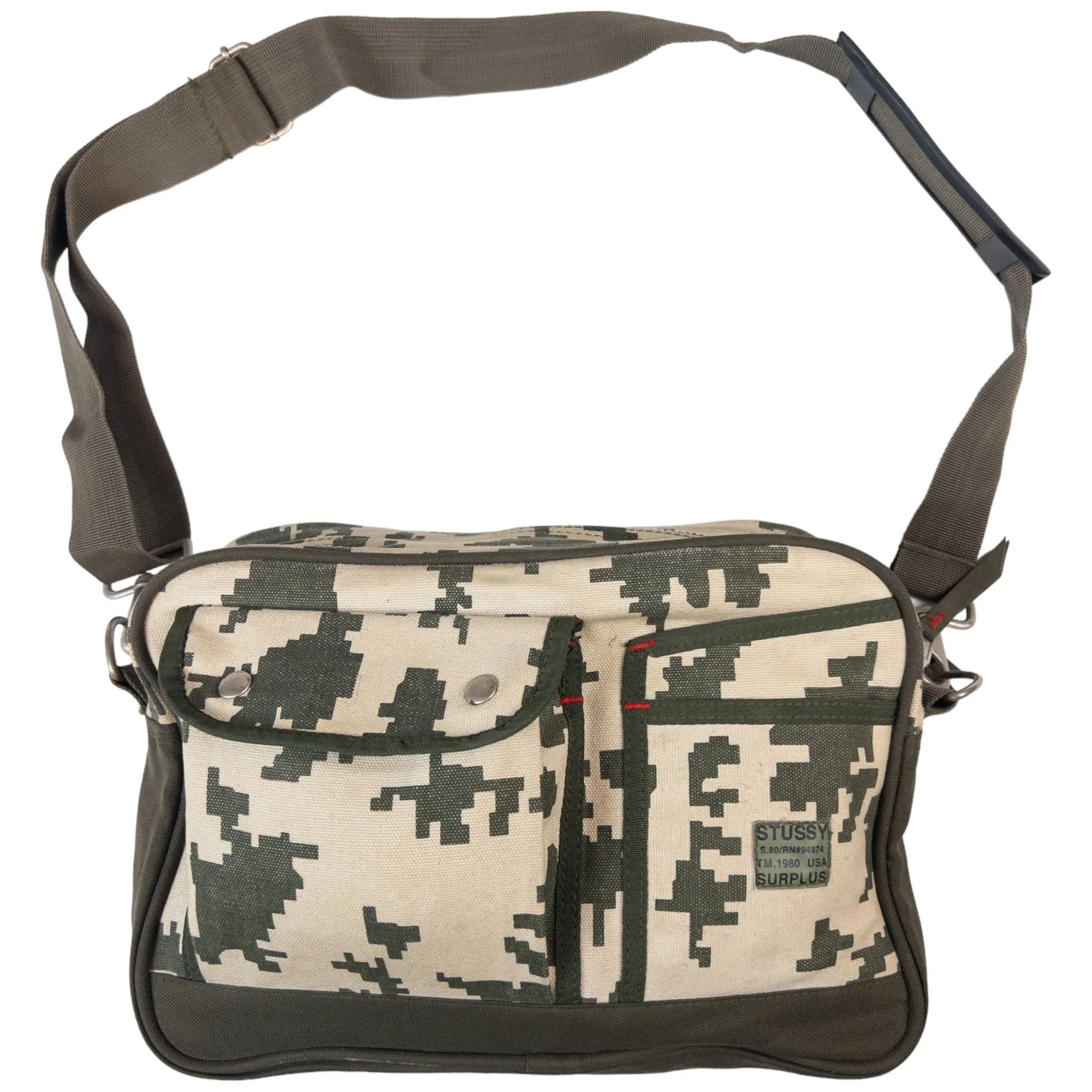 Vintage Stussy Digital Camo Crossbody Bag | Second Wave Vintage