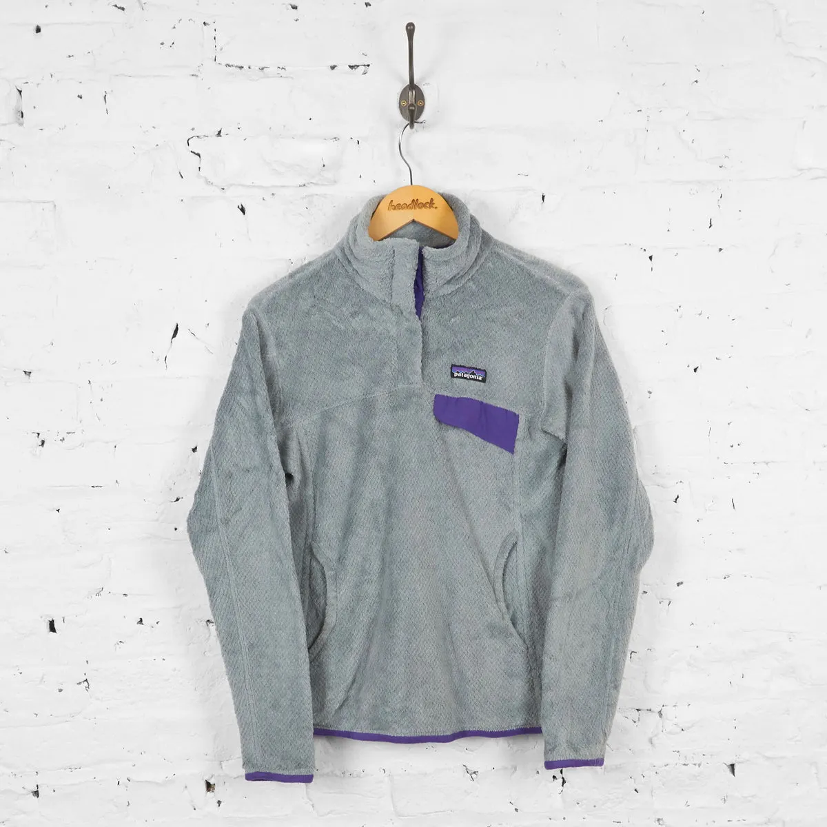Vintage Women's Patagonia Fleece - Grey - M