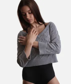 Viola  Sleeve Sweater, Your Dance Warm-Up Buddy - Z5206
