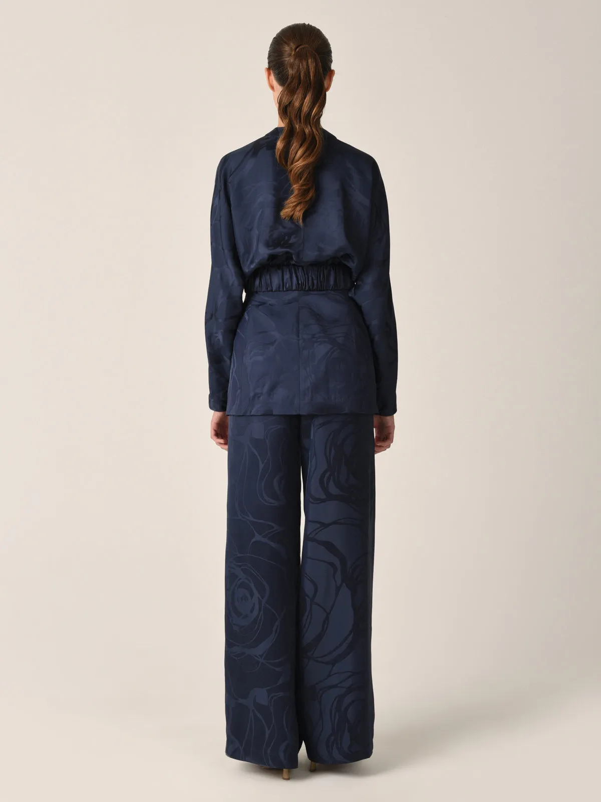 Vogogna Jacket Navy Jacquard