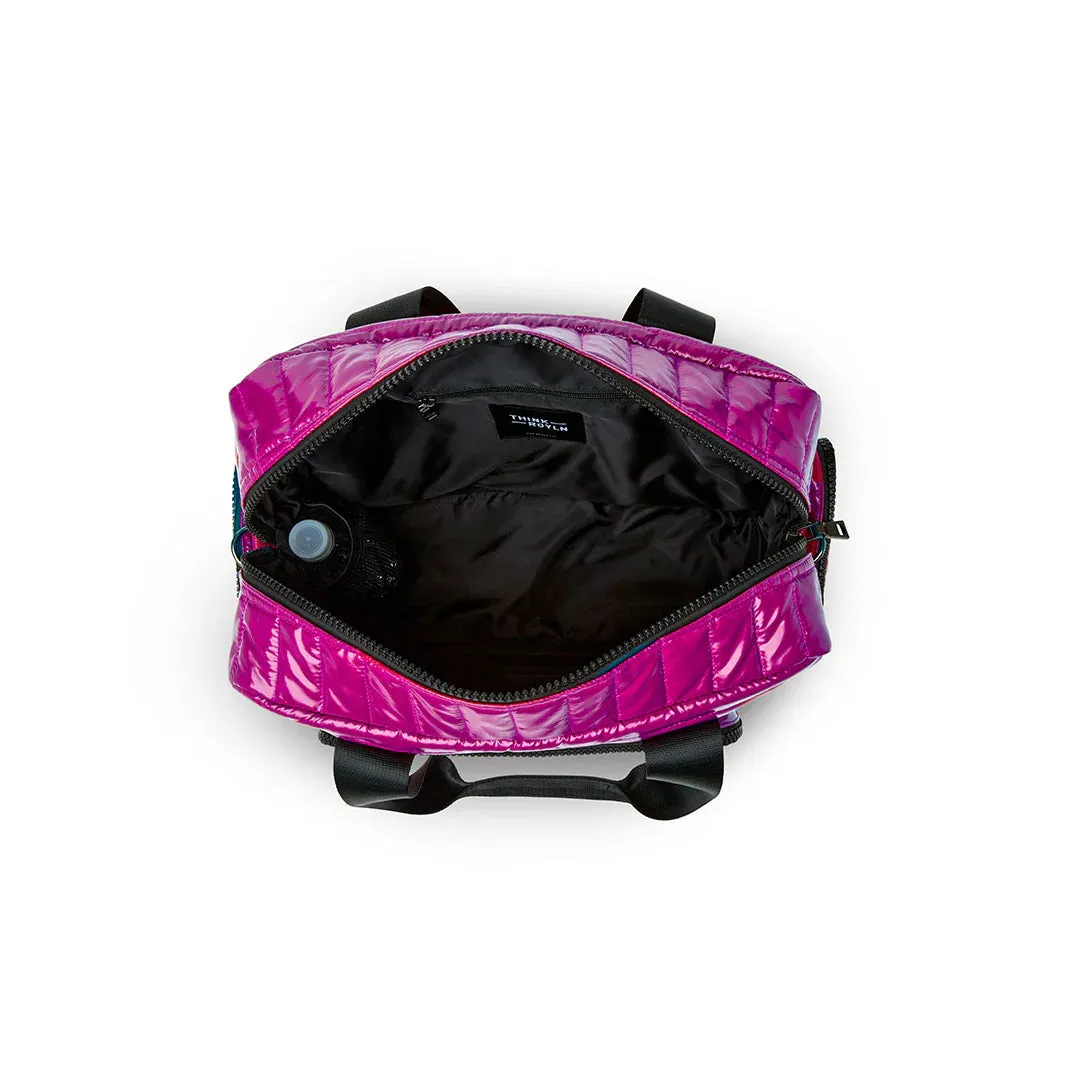 Voyager Travel Bag in Glossy Garnet