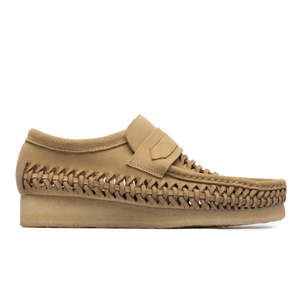 WALLABEE WOVEN LOAFER MAPLE SUEDE | Bodega