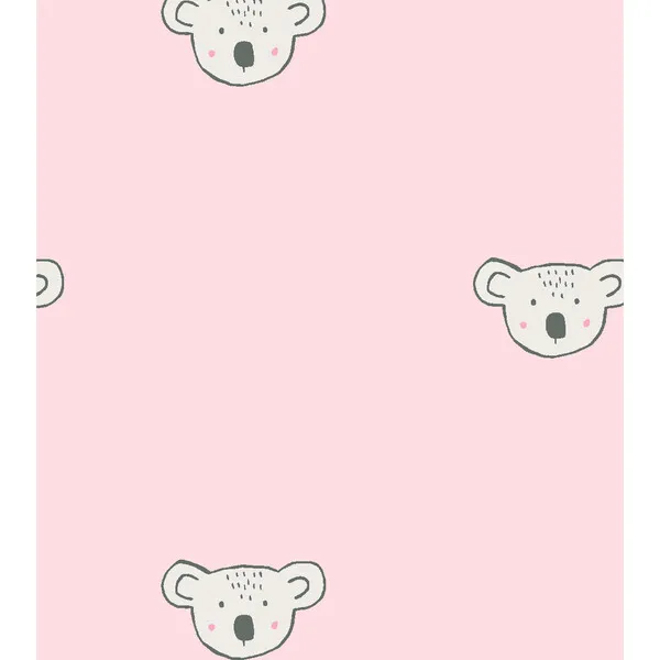 WallShoppe Tea Collection Koala Traditional Wallpaper, Ballet Slipper