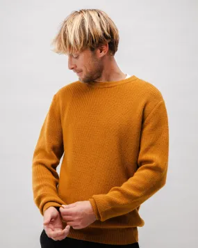 Waterfront Mustard Pullover - Mulesing-free Merino Wool - Brava Fabrics