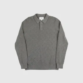 Wax Oban Polo - Grey Marl