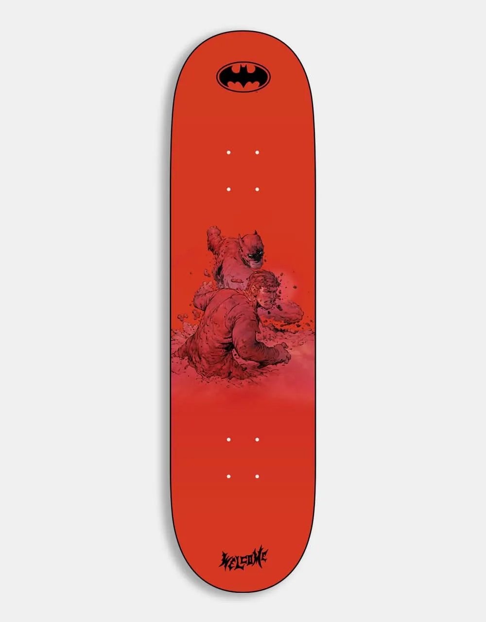 Welcome x Batman Knockout Skateboard Deck - 8.25