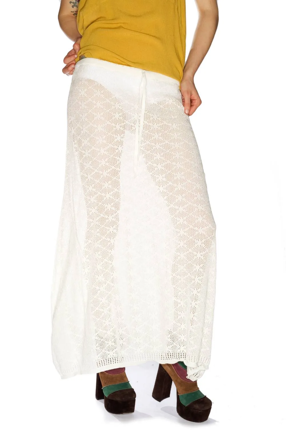 Whisperer Crochet Skirt-