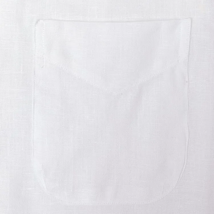 White Linen Short Sleeve
